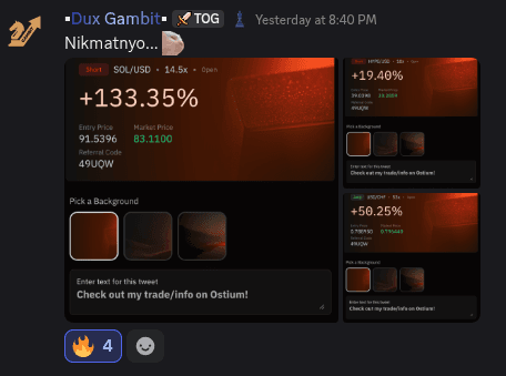 Profit Trading Member VIP Trade of Gambit - Cuan Crypto Forex Indonesia